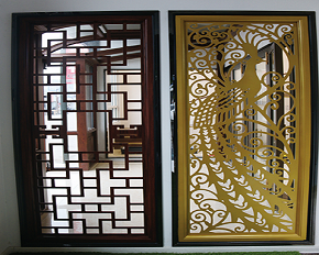 系統(tǒng)門窗加盟 鋁藝隔斷屏風