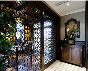 系統(tǒng)門窗加盟 鋁藝隔斷屏風